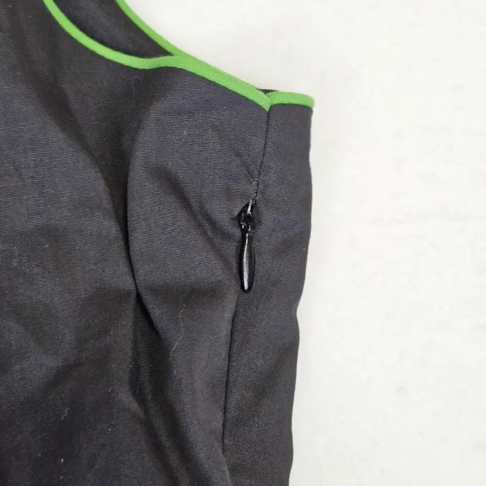 Scarlet Darkness Dirndl Dress XL Costume Bavarian Oktoberfest German Black Green - Picture 11 of 16